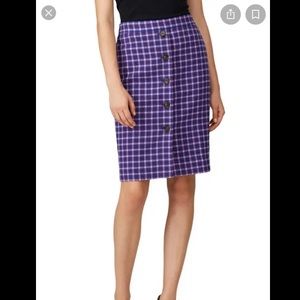 J Crew Plaid Skirt 10 Like New